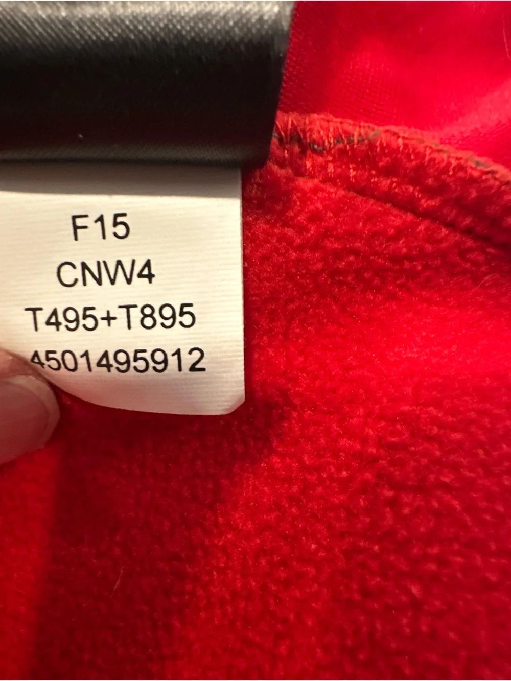 The North Face Men's Gray Softshell Jacket with Red Lining